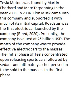 Tesla in terms of Corporate Social Responsibility